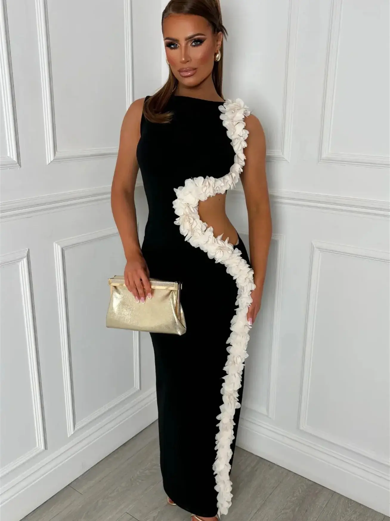 Женское платье с разрезом по бокам, шикарная аппликация, элегантное летнее хипстерское роскошное облегающее платье для дня рождения и отдыха
Женское платье с разрезом по бокам, шикарная аппликация, элегантное летнее хипстерское роскошное облегающее платье для дня рождения и отдыха