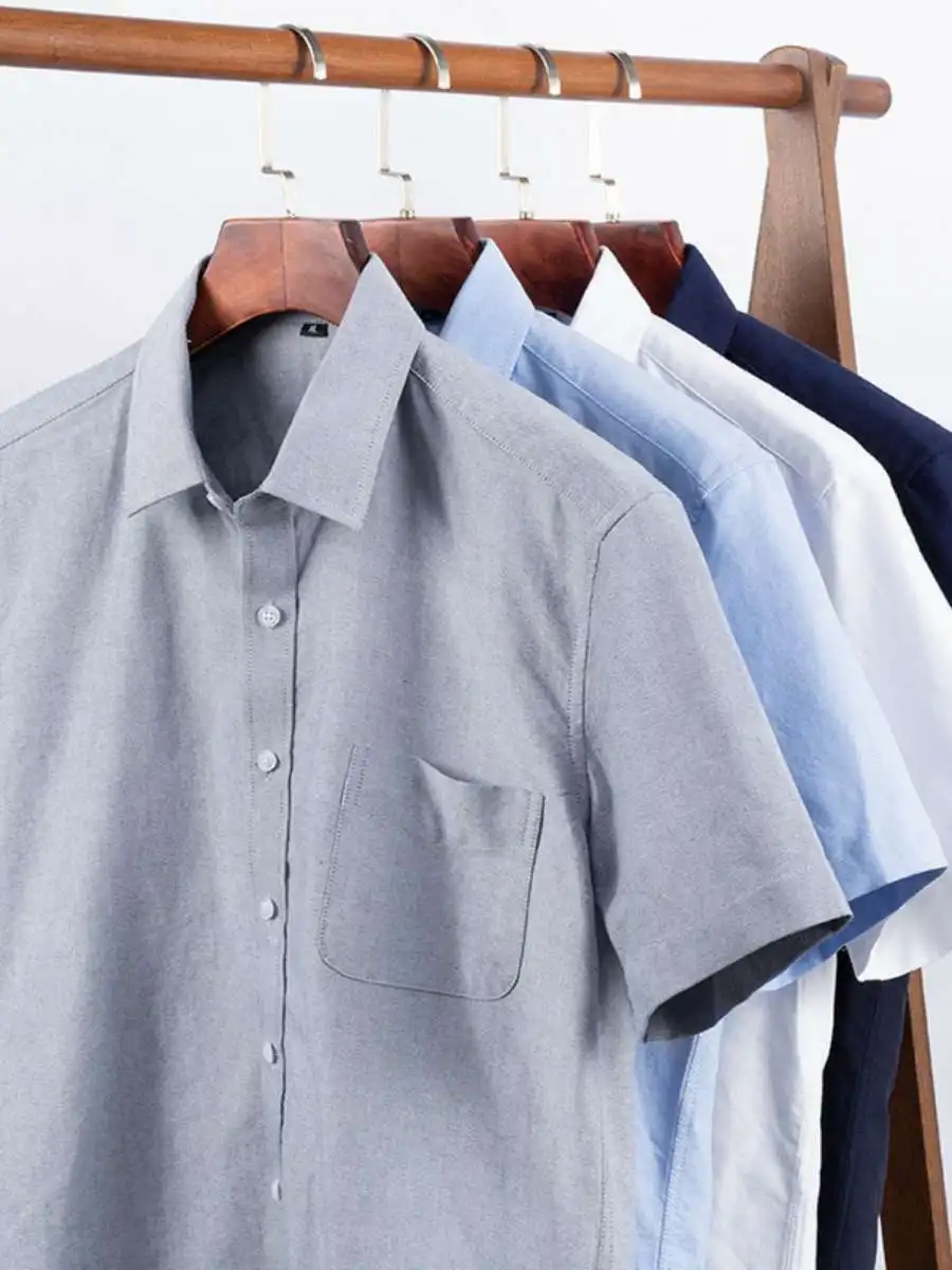 Ox Weave ort Sve irt Men's High Cotton Breathable Busin Casual Slim Fit Trendy Thin Men's Faion Summer Wear
Ox Weave ort Sve irt Men's High Cotton Breathable Busin Casual Slim Fit Trendy Thin Men's Faion Summer Wear