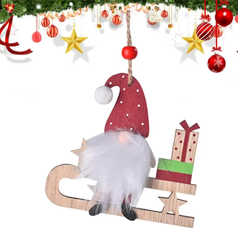 Gnome Christmas Ornaments Party Wooden Dwarf Pendant Under Tree Christmas Pendant Decor Ornament For Family Sister Friends
Gnome Christmas Ornaments Party Wooden Dwarf Pendant Under Tree Christmas Pendant Decor Ornament For Family Sister Friends