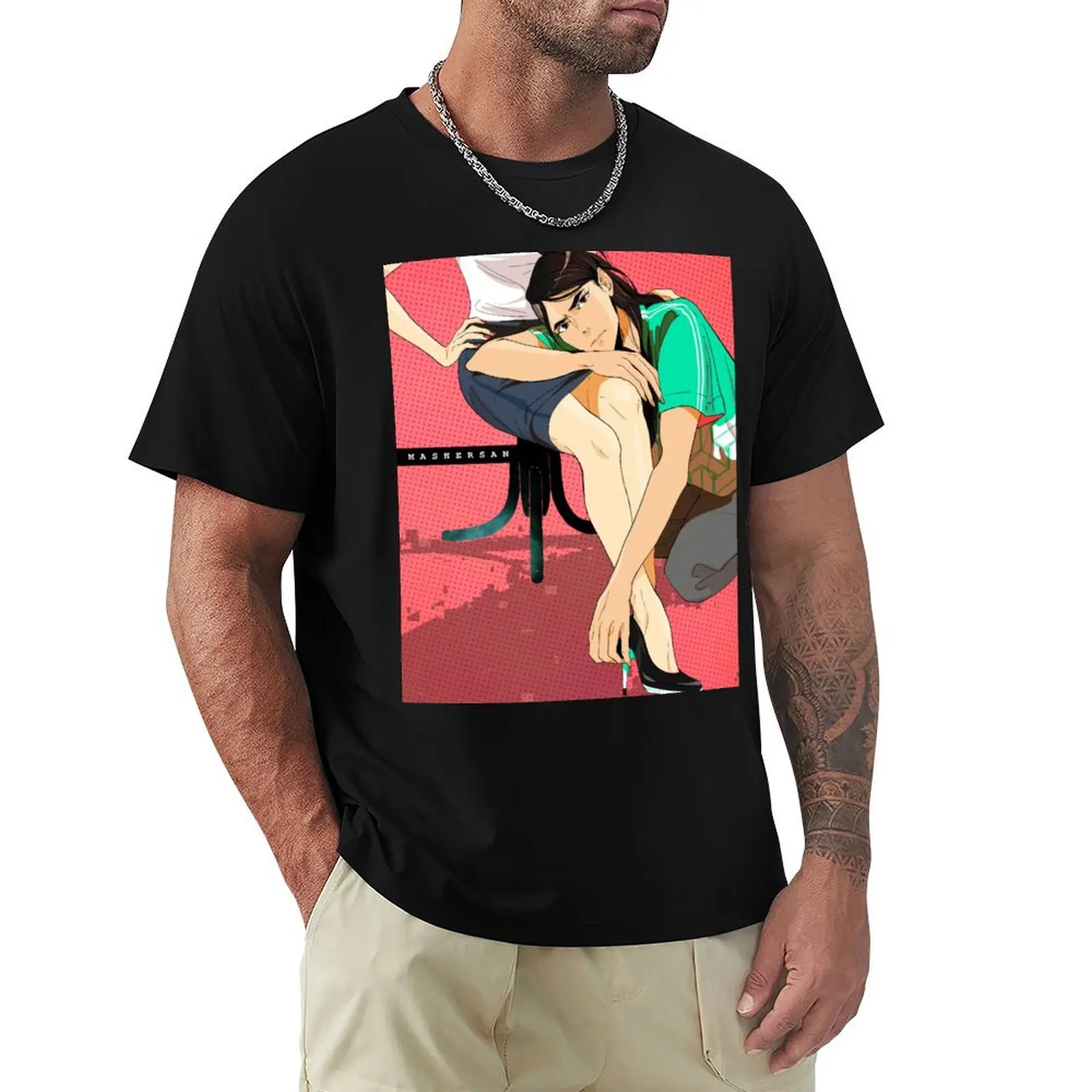 Mitsu on Celias knees Blindfold Mashersan T-Shirt Big and Tall Short Sleeve Tee
Mitsu on Celias knees Blindfold Mashersan T-Shirt Big and Tall Short Sleeve Tee