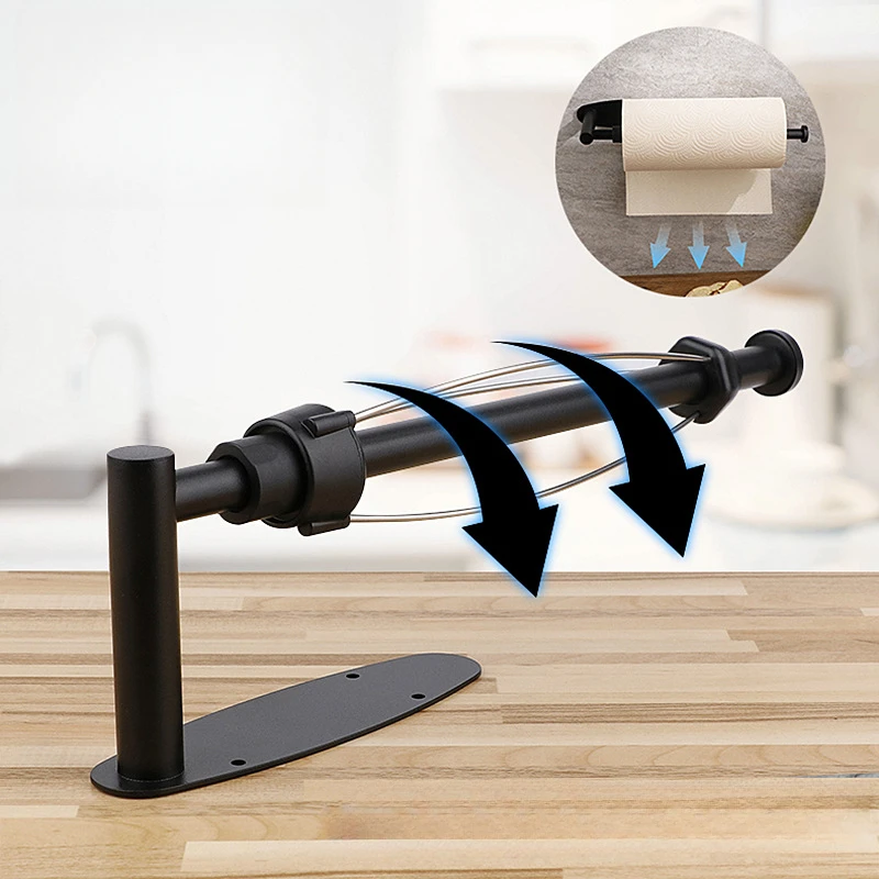 No-Drill Stainless Steel Paper Towel Holder - Soft-Close Damping Cabinet Mount, Modern Black Roll Dispenser for Kitchen & Bathro
No-Drill Stainless Steel Paper Towel Holder - Soft-Close Damping Cabinet Mount, Modern Black Roll Dispenser for Kitchen & Bathro