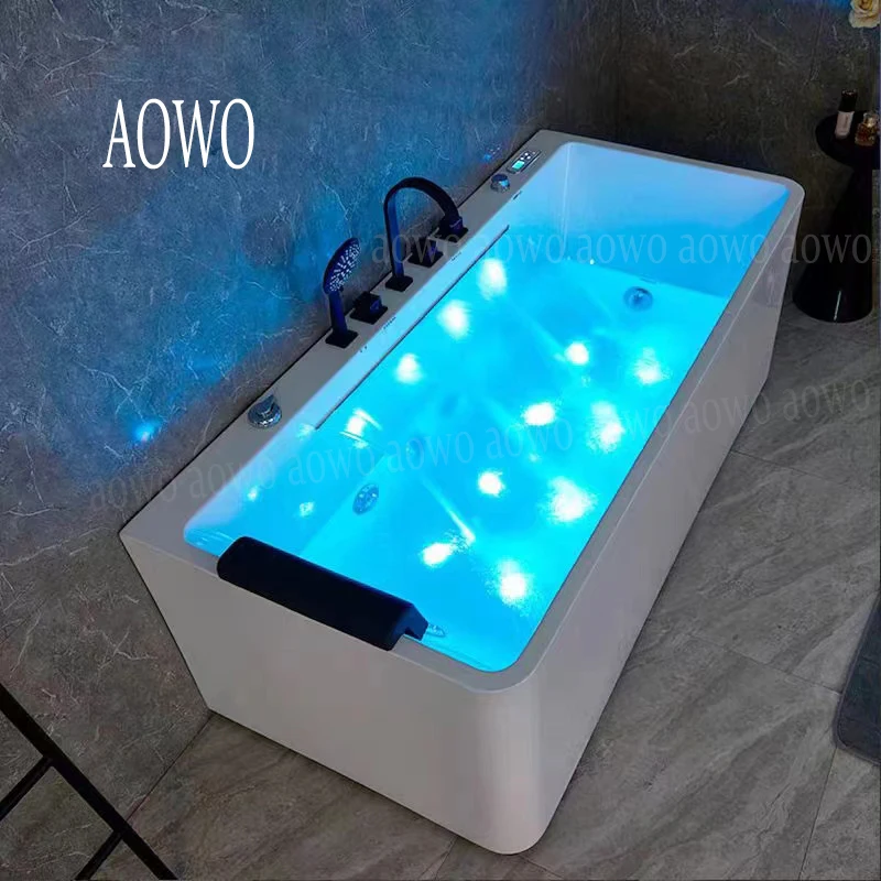 Rectangle Whirlpool Massage White Acrylic Bathtubs Waterfall Soaking Jacuzzier Outdoor Spa Hot Tub With Faucet And Ice Bath
Rectangle Whirlpool Massage White Acrylic Bathtubs Waterfall Soaking Jacuzzier Outdoor Spa Hot Tub With Faucet And Ice Bath