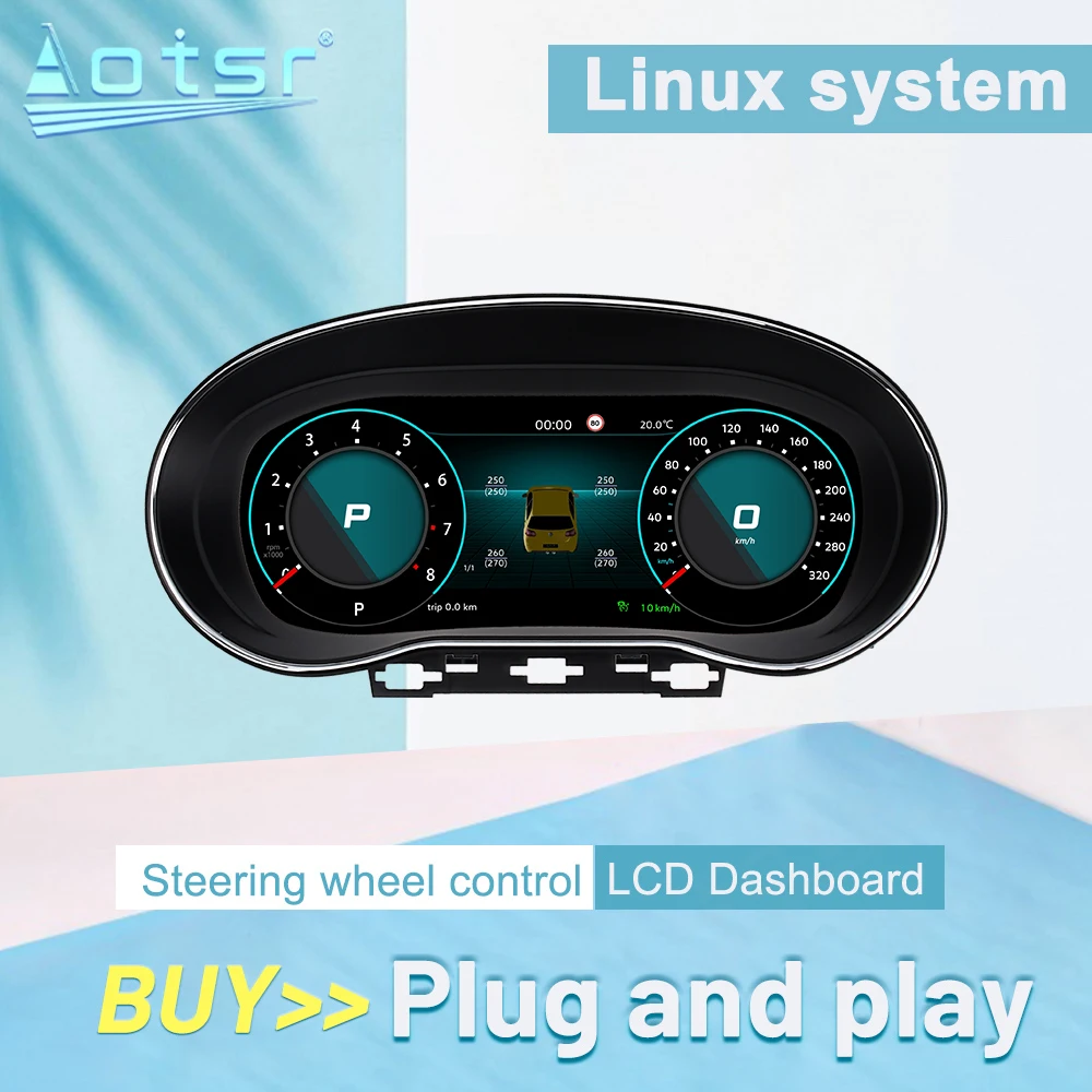 Premium Easy to Install Full LCD Digital Dashboard Virtual Cockpit For Volkswagen POLO 2009-2016 Instrument Cluster Upgrade Kit
Premium Easy to Install Full LCD Digital Dashboard Virtual Cockpit For Volkswagen POLO 2009-2016 Instrument Cluster Upgrade Kit