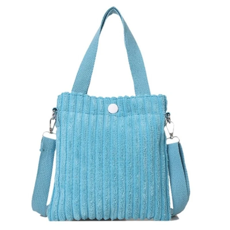 Elegant Women Corduroy Tote Bags Shoulder Bag Fashion Handbag for Everyday Use
Elegant Women Corduroy Tote Bags Shoulder Bag Fashion Handbag for Everyday Use