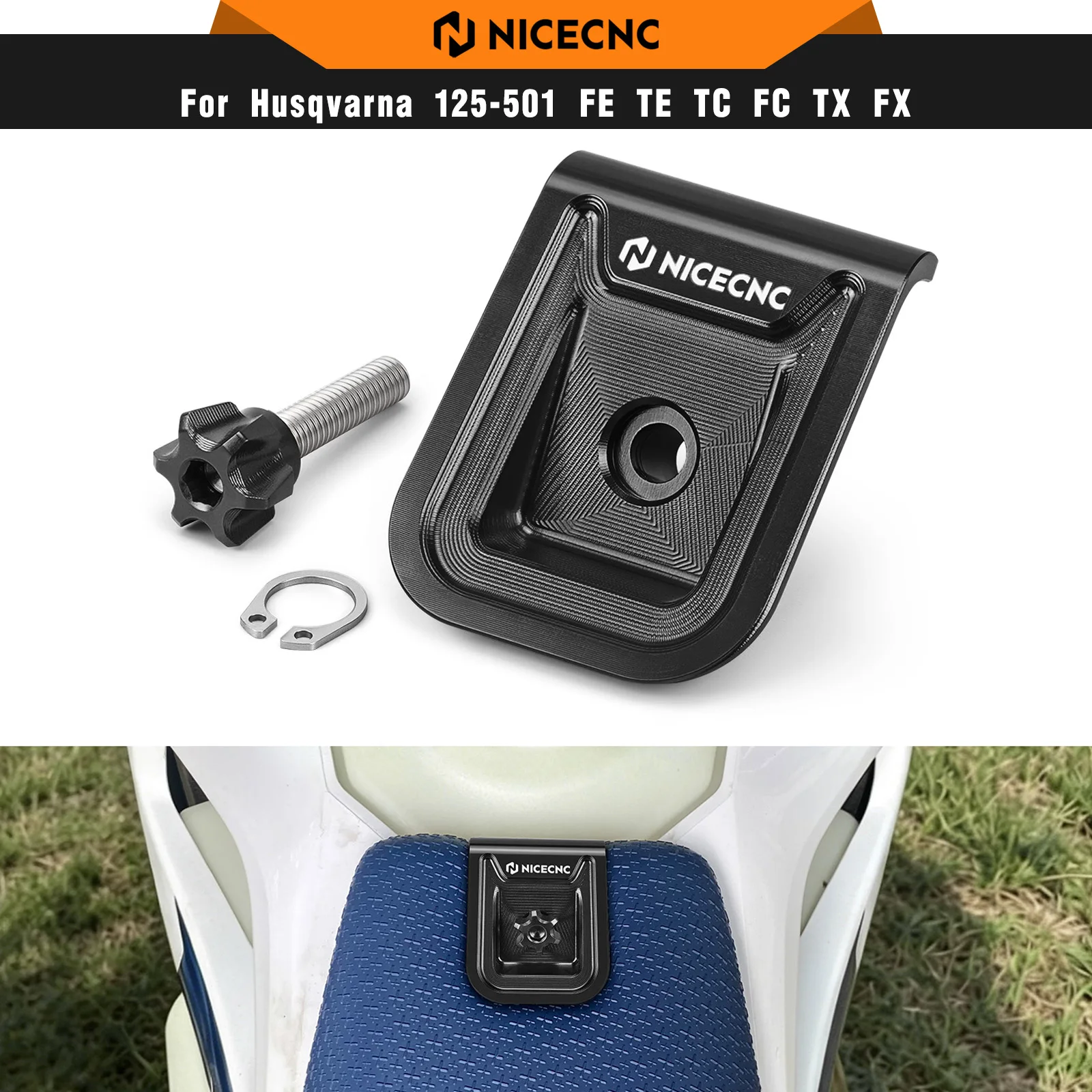 NICECNC For Husqvarna TE 300 TE 250 FE 350 450 501 2024 2025 2026 Seat Mount & Quick Release Seat Bolt Set 125-450 TC FC TX FX
NICECNC For Husqvarna TE 300 TE 250 FE 350 450 501 2024 2025 2026 Seat Mount & Quick Release Seat Bolt Set 125-450 TC FC TX FX
