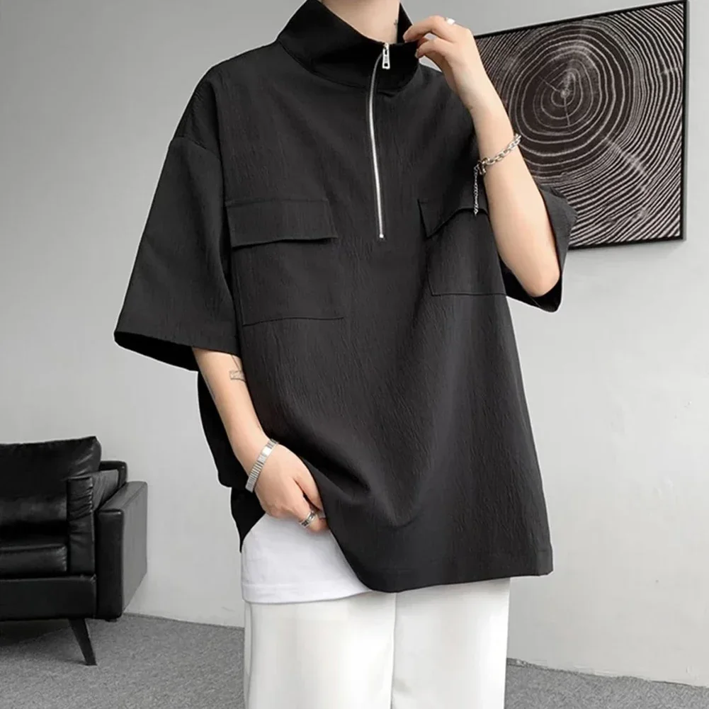 Breathable Loose Wear Korean Style Shirts Comfortable Fabric Holiday Outfit Lapel Neckline Lightweight Material
Breathable Loose Wear Korean Style Shirts Comfortable Fabric Holiday Outfit Lapel Neckline Lightweight Material