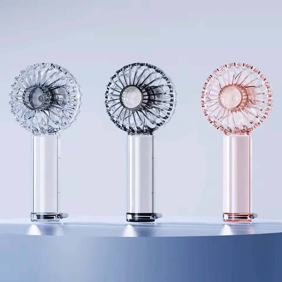 2025 new transparent handheld fan USB mini outdoor hook portable rechargeable student small fan
2025 new transparent handheld fan USB mini outdoor hook portable rechargeable student small fan