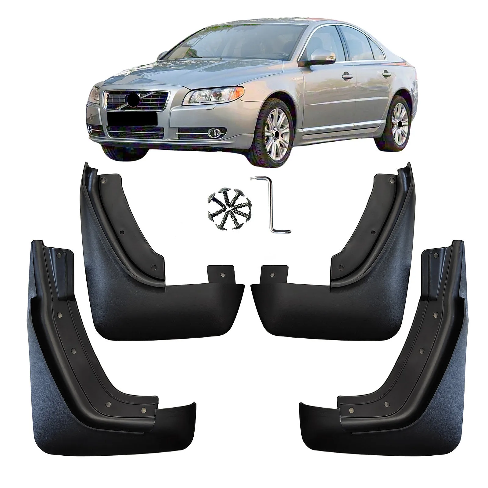 Universal Mud Flaps for 06-16 Volvo S80 Car Fender Splash Guards
Universal Mud Flaps for 06-16 Volvo S80 Car Fender Splash Guards