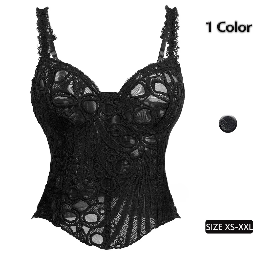 Irregular Fishbone Corset Tops Lace-up Underbust Shapewear Overbust Bustier Slim Korset Costumes Sexy Halter Corsets Shaping Top
Irregular Fishbone Corset Tops Lace-up Underbust Shapewear Overbust Bustier Slim Korset Costumes Sexy Halter Corsets Shaping Top