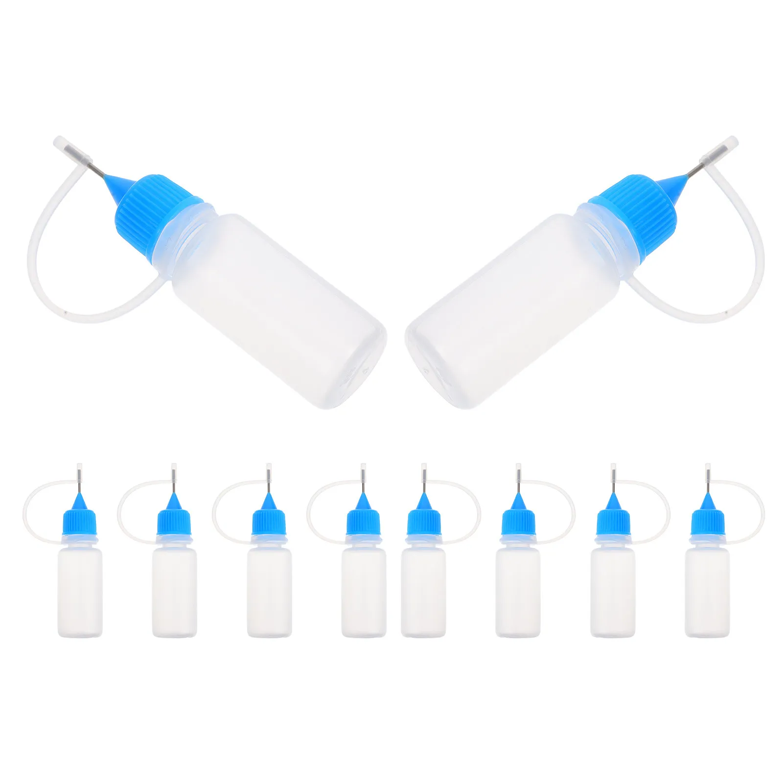 Набор из 10 прозрачных пластиковых бутылочек с прецизионным носиком, мягкие, для точного нанесения краски для волос, клея, жидкостей
Набор из 10 прозрачных пластиковых бутылочек с прецизионным носиком, мягкие, для точного нанесения краски для волос, клея, жидкостей