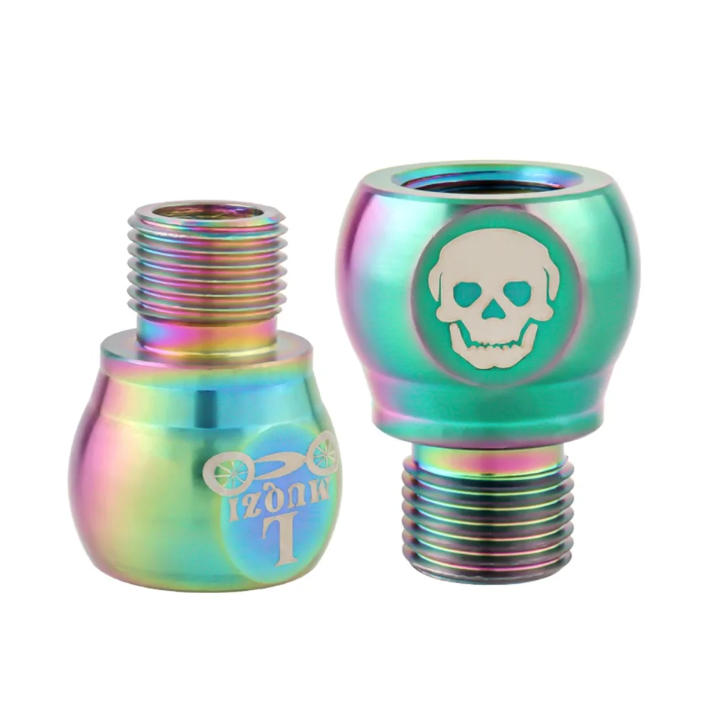 1 Pair Thicken Pedal Extender Stainless Steel Wear Resistant Bicycle Pedal Extension Bolts Lightweight Stable 
1 Pair Thicken Pedal Extender Stainless Steel Wear Resistant Bicycle Pedal Extension Bolts Lightweight Stable