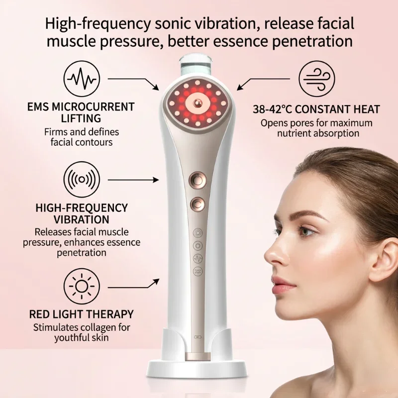 4 In 1 LED Facial Device EMS Microcurrent Face Lift Massager For Skin Rejuvenation Anti Wrinkle Acne Treatment
4 In 1 LED Facial Device EMS Microcurrent Face Lift Massager For Skin Rejuvenation Anti Wrinkle Acne Treatment