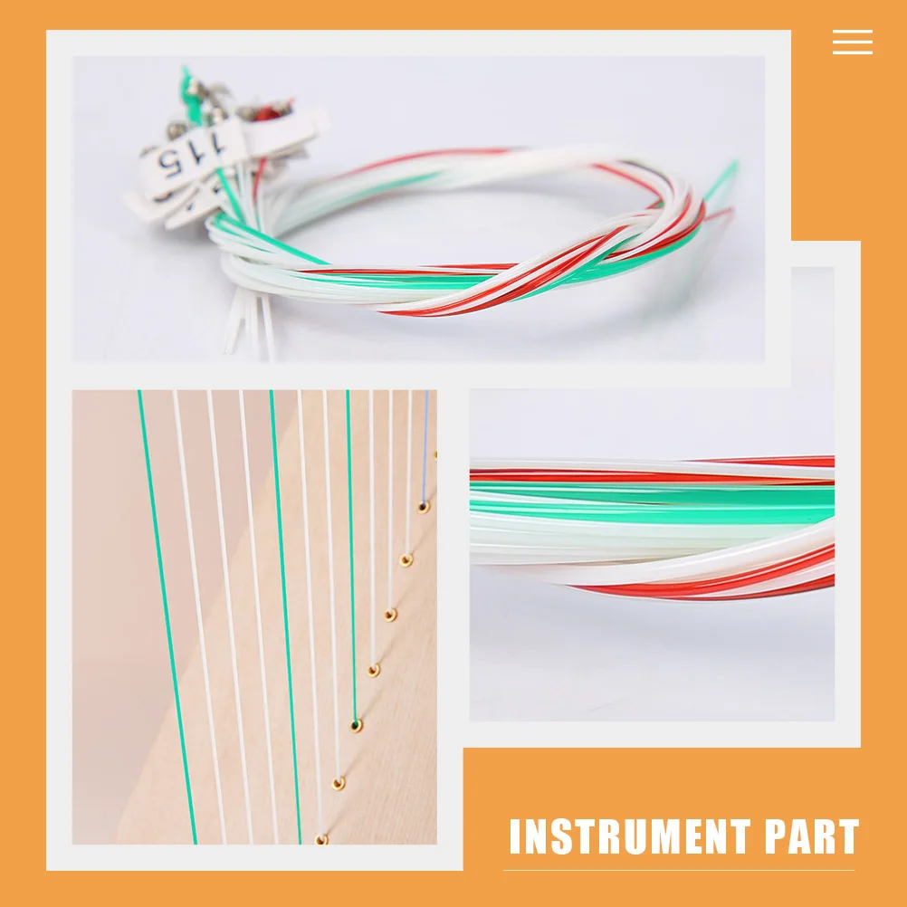 1 Set Of Excellent Lyre Strings For Classical Players Sturdy Nylon Strings Musical Instruments Accessory
1 Set Of Excellent Lyre Strings For Classical Players Sturdy Nylon Strings Musical Instruments Accessory