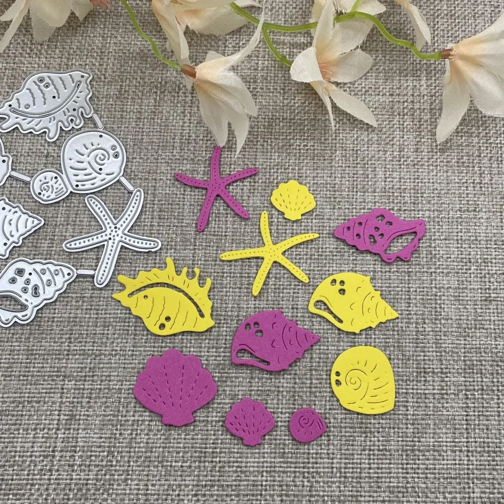 Starfish shell conch Metal Cutting Dies For DIY Scrapbooking Decorative Embossing Handcraft Die Cutting Template Mold
Starfish shell conch Metal Cutting Dies For DIY Scrapbooking Decorative Embossing Handcraft Die Cutting Template Mold