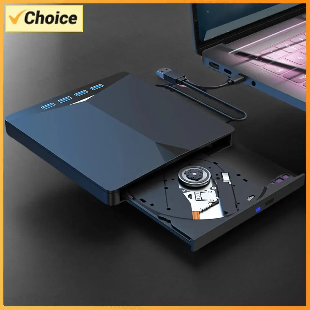 7-in-1 USB 3.0 TypeC External CD DVD RW Optical Drive High-Speed Slim for Windows 11/10/8/7/Linux/ OS
7-in-1 USB 3.0 TypeC External CD DVD RW Optical Drive High-Speed Slim for Windows 11/10/8/7/Linux/ OS