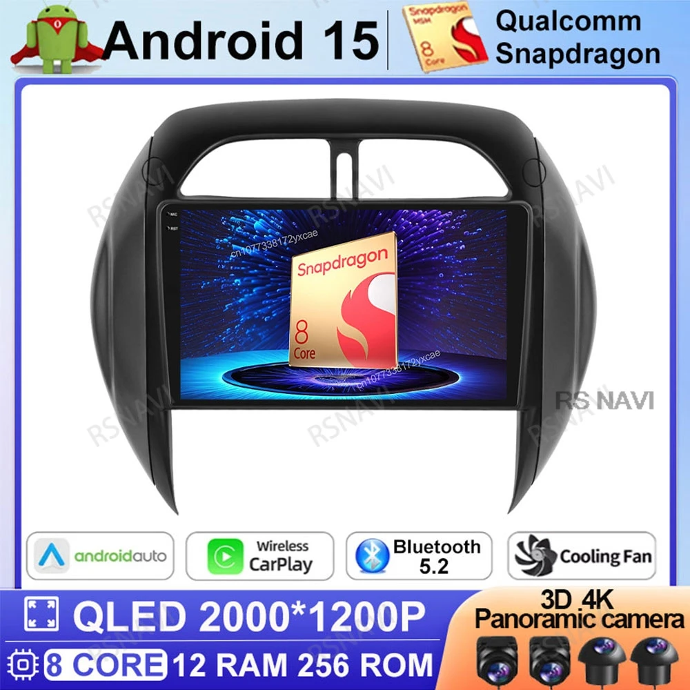 Android 15 Car Radio For Toyota RAV4 RAV 4 2003 2004 2005 Multimedia Stereo Autoradio Head Unit 5G WIFI BT Navigation Qualcomm
Android 15 Car Radio For Toyota RAV4 RAV 4 2003 2004 2005 Multimedia Stereo Autoradio Head Unit 5G WIFI BT Navigation Qualcomm