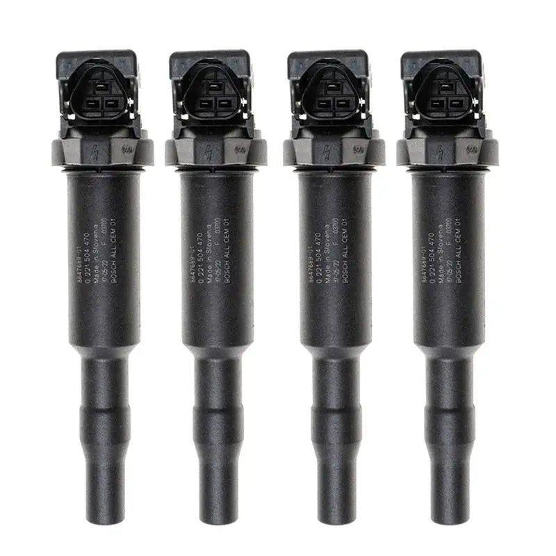 Plain 4 Pcs For BMW E46 E60 E85 E90 Ignition Coils With Spark Plug Connector 12138657273 12137594937 Accessories Component Parts
Plain 4 Pcs For BMW E46 E60 E85 E90 Ignition Coils With Spark Plug Connector 12138657273 12137594937 Accessories Component Parts