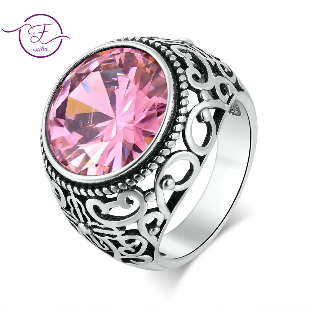 Vintage Big Pink Blue Zircon Stone Ring for Women Multicolor Tourmaline Silver Color Rings Jewelry Wedding Engagement Party Gift
Vintage Big Pink Blue Zircon Stone Ring for Women Multicolor Tourmaline Silver Color Rings Jewelry Wedding Engagement Party Gift