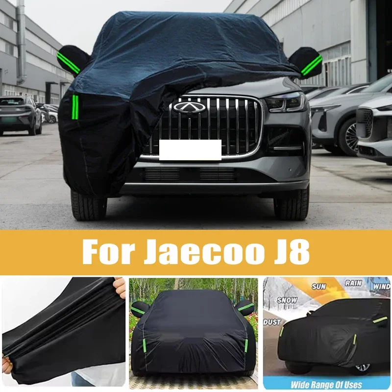 For Jaecoo J8 Full Car Cover Four Seasons Outdoor Sun Anti UV Rain Snow Dust Protection Oxford Cloth Accessories
For Jaecoo J8 Full Car Cover Four Seasons Outdoor Sun Anti UV Rain Snow Dust Protection Oxford Cloth Accessories