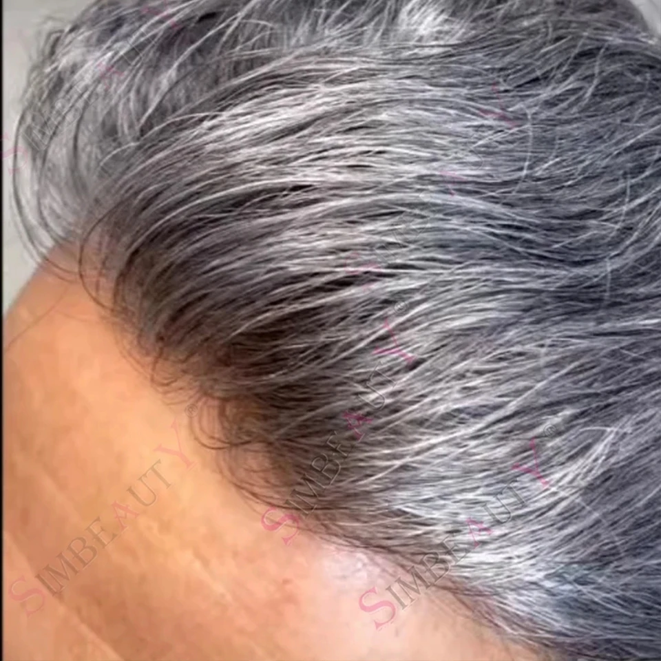 Men's 1B50 1B80 Natural Hairline Scalloped Base Human Hair Toupee Strong Skin Black Brown Gray Baldness Hair Replacement System
Men's 1B50 1B80 Natural Hairline Scalloped Base Human Hair Toupee Strong Skin Black Brown Gray Baldness Hair Replacement System