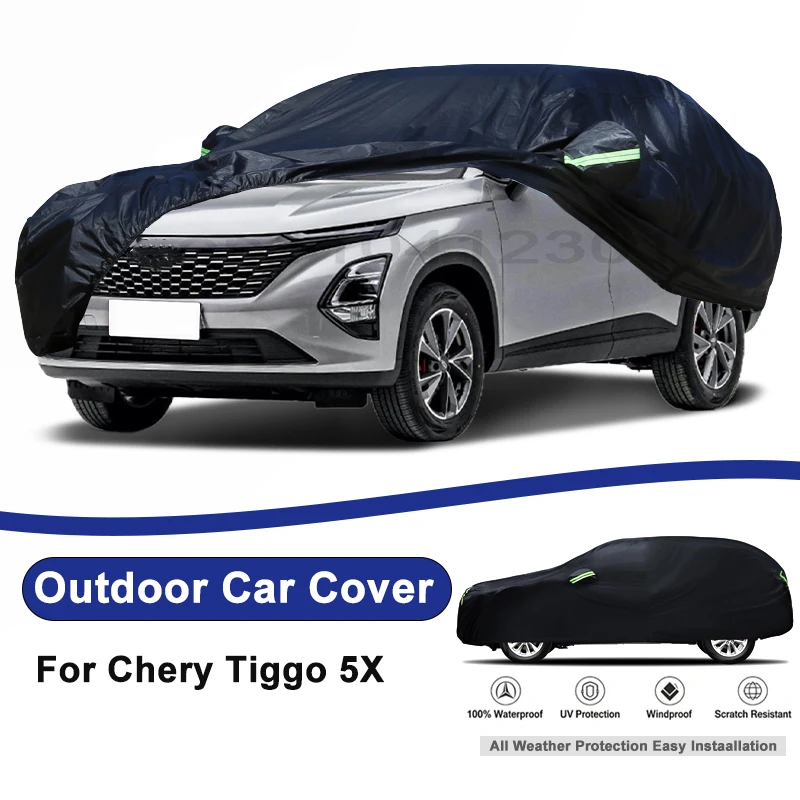 Outdoor Full Car Cover For Chery Tiggo 5X with Reflective Strips Waterproof Snowproof Dustproof UV Protection Auto Accessories
Outdoor Full Car Cover For Chery Tiggo 5X with Reflective Strips Waterproof Snowproof Dustproof UV Protection Auto Accessories