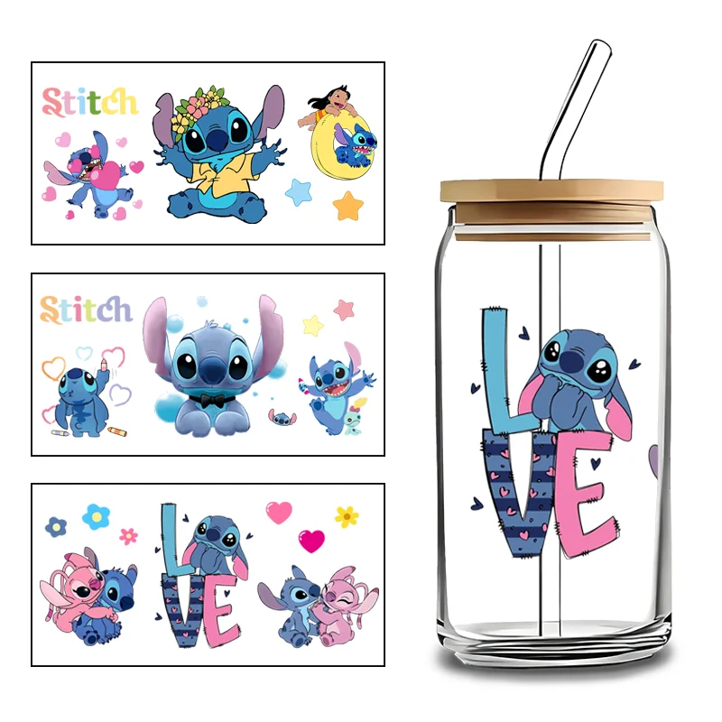Cute Lilo & Stitch Graphic Transfer Decal Easy Apply UV DTF Sticker For 16oz Libbey Cups Multipurpose DIY Decor For Phone Tablet
Cute Lilo & Stitch Graphic Transfer Decal Easy Apply UV DTF Sticker For 16oz Libbey Cups Multipurpose DIY Decor For Phone Tablet