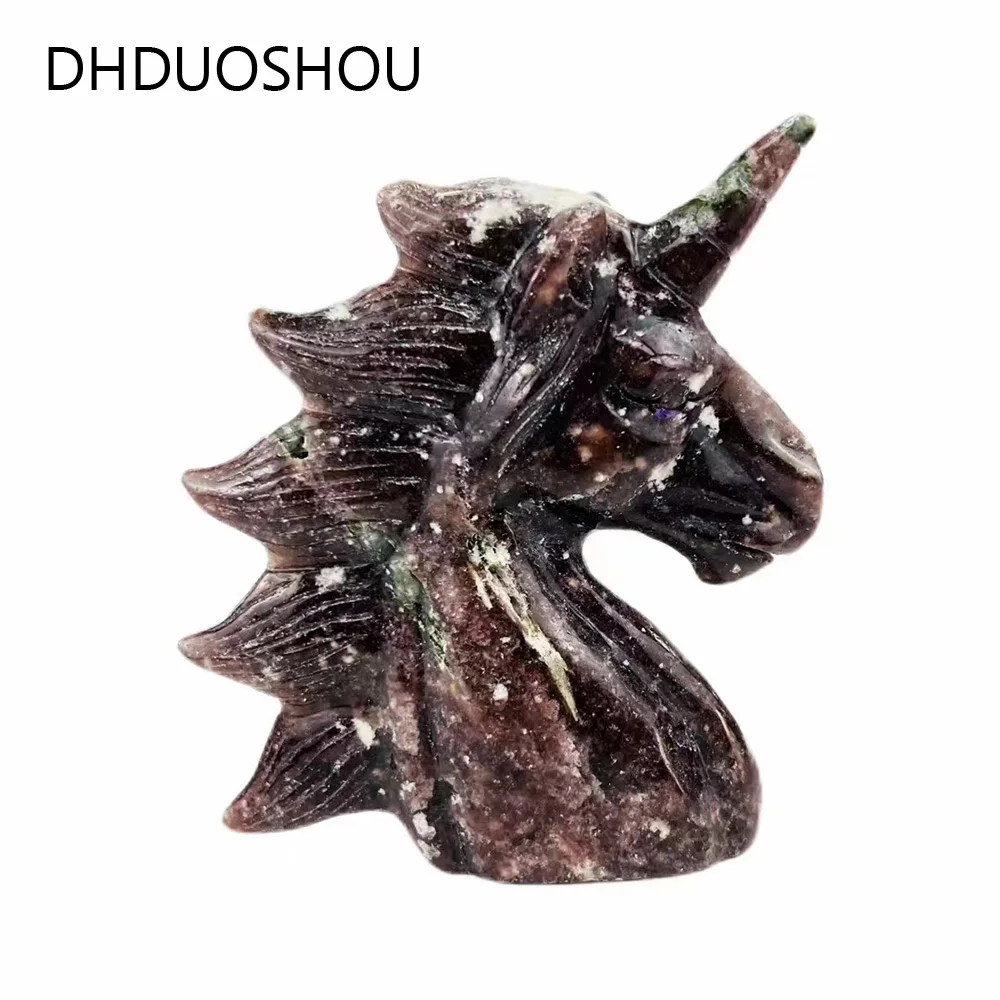 Customized Natural Crystal Unicorn Horse Figurine Mica Quartz With Tourmaline Ornament Reiki Wicca Meditation Home Decor Gift
Customized Natural Crystal Unicorn Horse Figurine Mica Quartz With Tourmaline Ornament Reiki Wicca Meditation Home Decor Gift