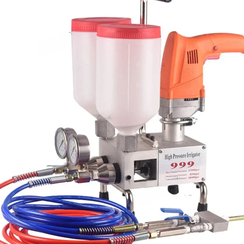 Two-Component Waterproof Wall Repair Polyurethane Grouting Machine 220V/1100W Electric Intelligent Remote Control Pump
Two-Component Waterproof Wall Repair Polyurethane Grouting Machine 220V/1100W Electric Intelligent Remote Control Pump