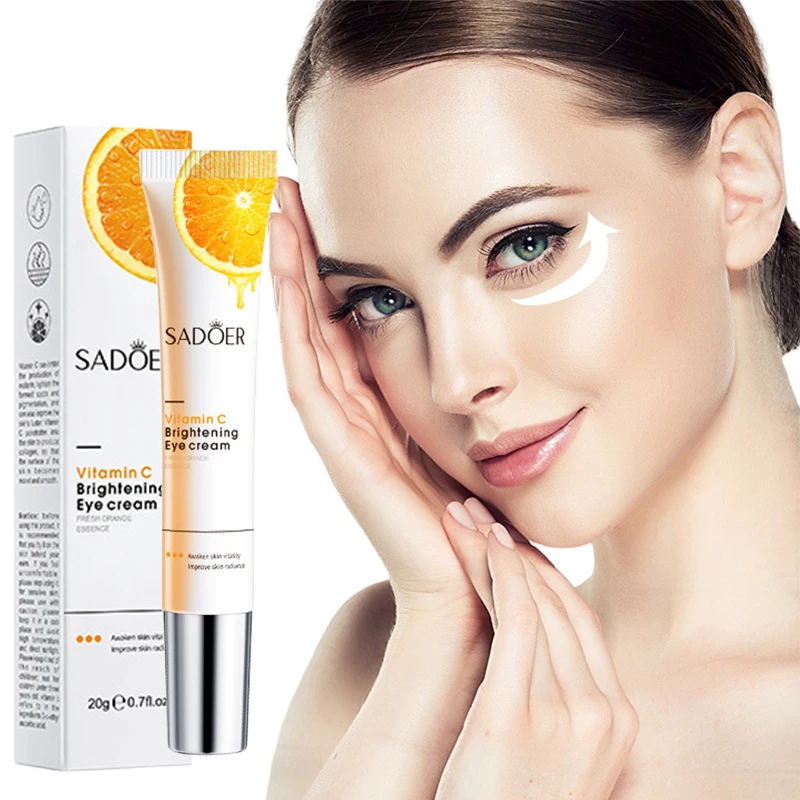 Vitamin C Eye Cream Brighten Eye Contour Eye Bags Under Eye Dark Circle Remover Wrinkle Face Cream Moisturizer Korean Cosmetics
Vitamin C Eye Cream Brighten Eye Contour Eye Bags Under Eye Dark Circle Remover Wrinkle Face Cream Moisturizer Korean Cosmetics