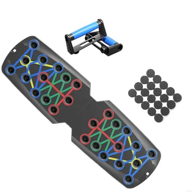 Y1UC Multifunctional Push up Boards Press Up Board Equipment Pushup Stands Push up Boards Exercise Board with Resistance Band
Y1UC Multifunctional Push up Boards Press Up Board Equipment Pushup Stands Push up Boards Exercise Board with Resistance Band
