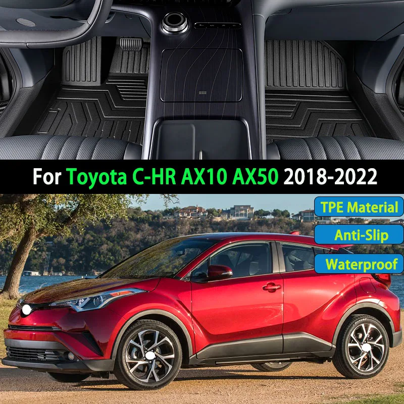 Автомобильный коврик TPE для Toyota C-HR AX10 AX50 2018 ~ 20222, роскошный водонепроницаемый коврик для ног, полный автомобильный коврик, аксессуары
Автомобильный коврик TPE для Toyota C-HR AX10 AX50 2018 ~ 20222, роскошный водонепроницаемый коврик для ног, полный автомобильный коврик, аксессуары