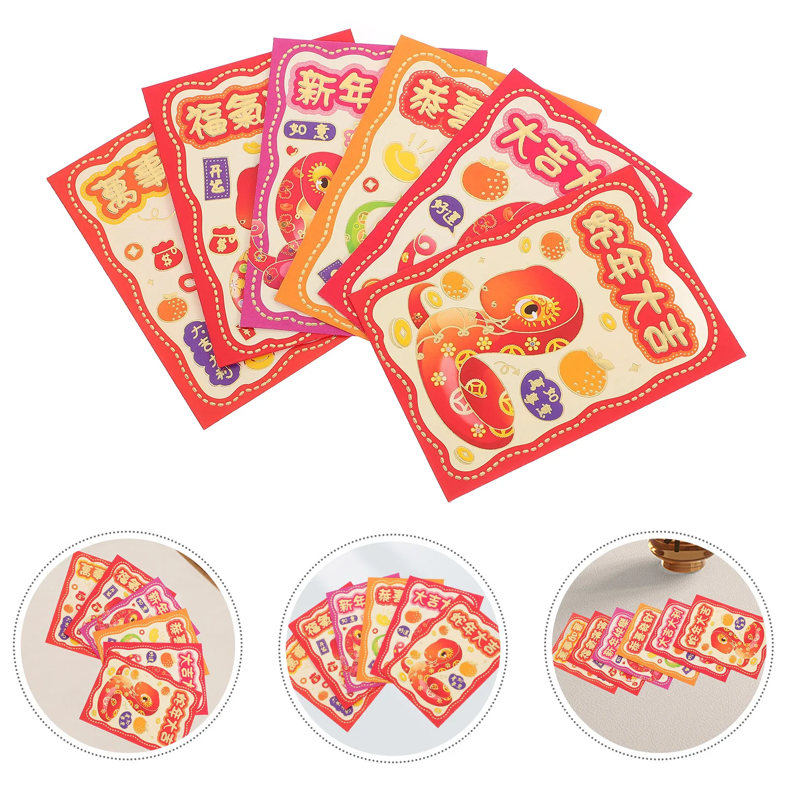 36Pcs Spring Festival Red Envelopes Snake Pattern New Year Money Bags Packet Gift Money Envelopes Snake Year Envelope
36Pcs Spring Festival Red Envelopes Snake Pattern New Year Money Bags Packet Gift Money Envelopes Snake Year Envelope