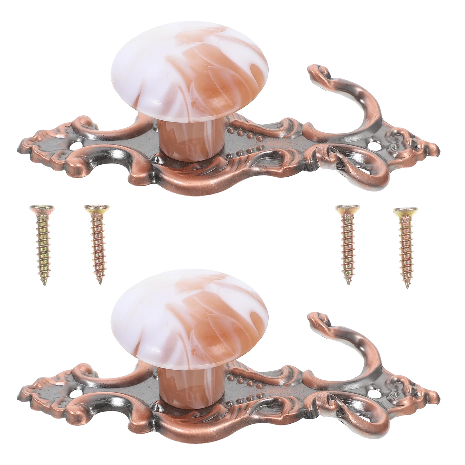 1 Pair Decorative Imitation Jade Wall Bathroom Coat Hooks Towel Hooks ABS Iron Material Easy Installation Home Decor
1 Pair Decorative Imitation Jade Wall Bathroom Coat Hooks Towel Hooks ABS Iron Material Easy Installation Home Decor