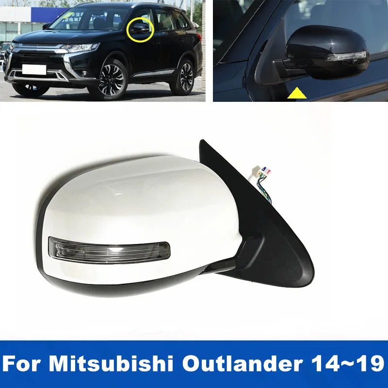 1PCS Left Or Right Door Side Rearview Mirror Assembly With Power Folding Heated Signal Light For Mitsubishi Outlander 2014~2019
1PCS Left Or Right Door Side Rearview Mirror Assembly With Power Folding Heated Signal Light For Mitsubishi Outlander 2014~2019
