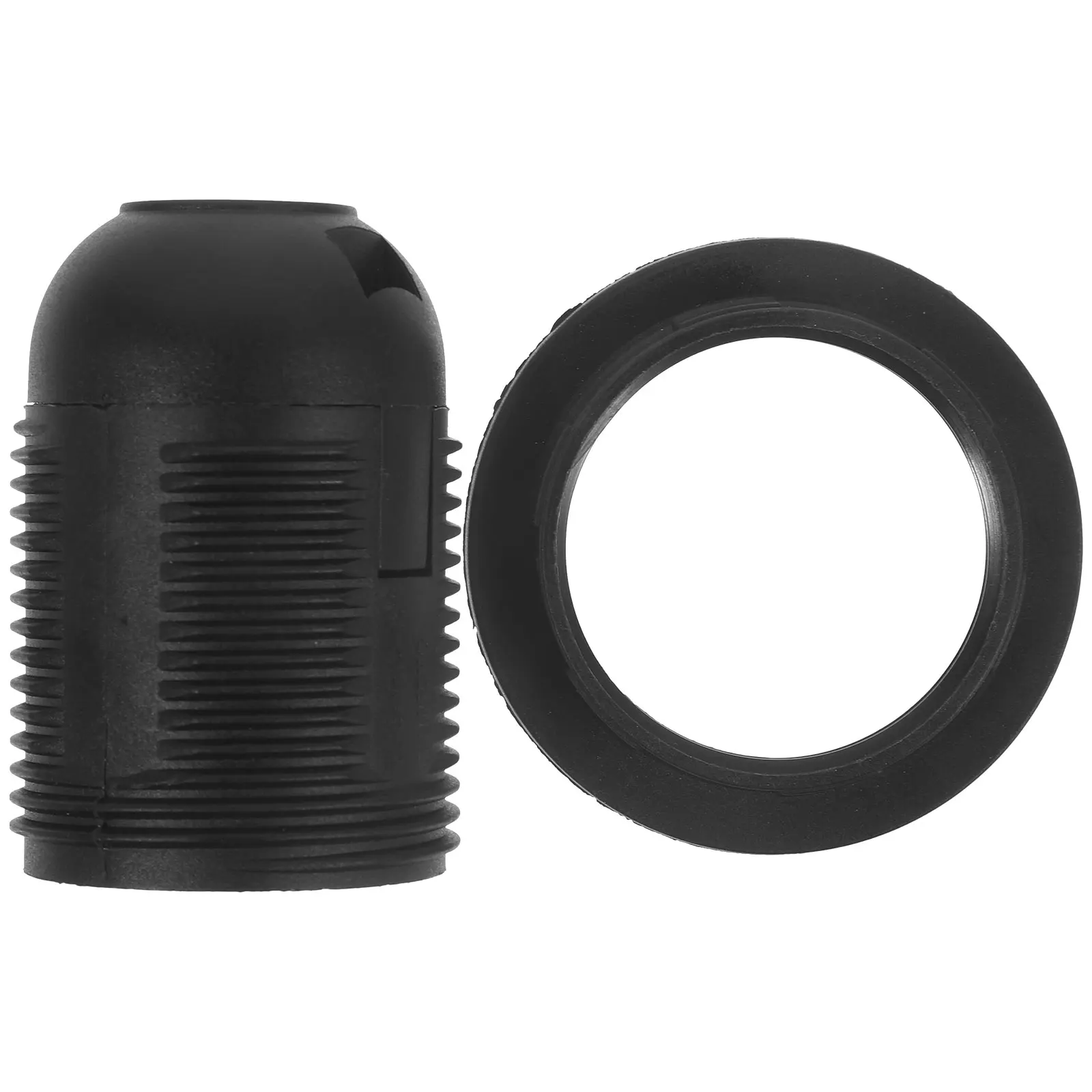 E26 Lamp Holder Black 250V Threaded Socket Base for Pendant Table Lamps DIY Lighting Fixtures Safe PE Material
E26 Lamp Holder Black 250V Threaded Socket Base for Pendant Table Lamps DIY Lighting Fixtures Safe PE Material
