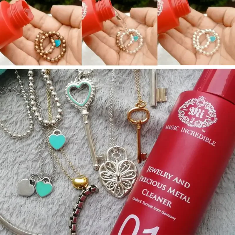 100ml Jewelry Cleaner Solution Diamond Silver Gold Jewelry Watch Cleaning Fashion Jewellery Cleaning Liquid
100ml Jewelry Cleaner Solution Diamond Silver Gold Jewelry Watch Cleaning Fashion Jewellery Cleaning Liquid