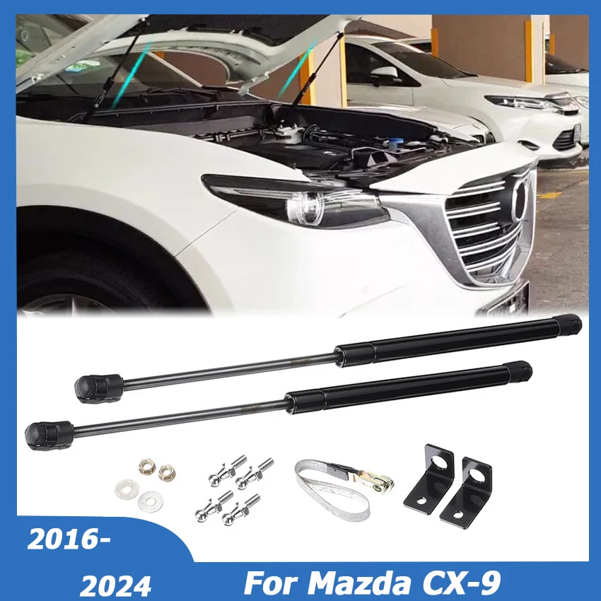 For Mazda CX-9 (TC) 2016-2024 Front Hood Bonnet Gas Struts Spring Shock Dampers Lift Supports Absorbers Bars Car Accessories
For Mazda CX-9 (TC) 2016-2024 Front Hood Bonnet Gas Struts Spring Shock Dampers Lift Supports Absorbers Bars Car Accessories