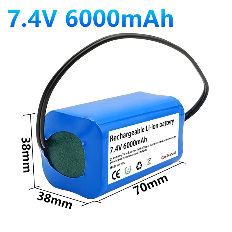 7.4V 6000mAh lithium battery coolpad is suitable for strong light flashlights. Small loudspeaker Small fan
7.4V 6000mAh lithium battery coolpad is suitable for strong light flashlights. Small loudspeaker Small fan