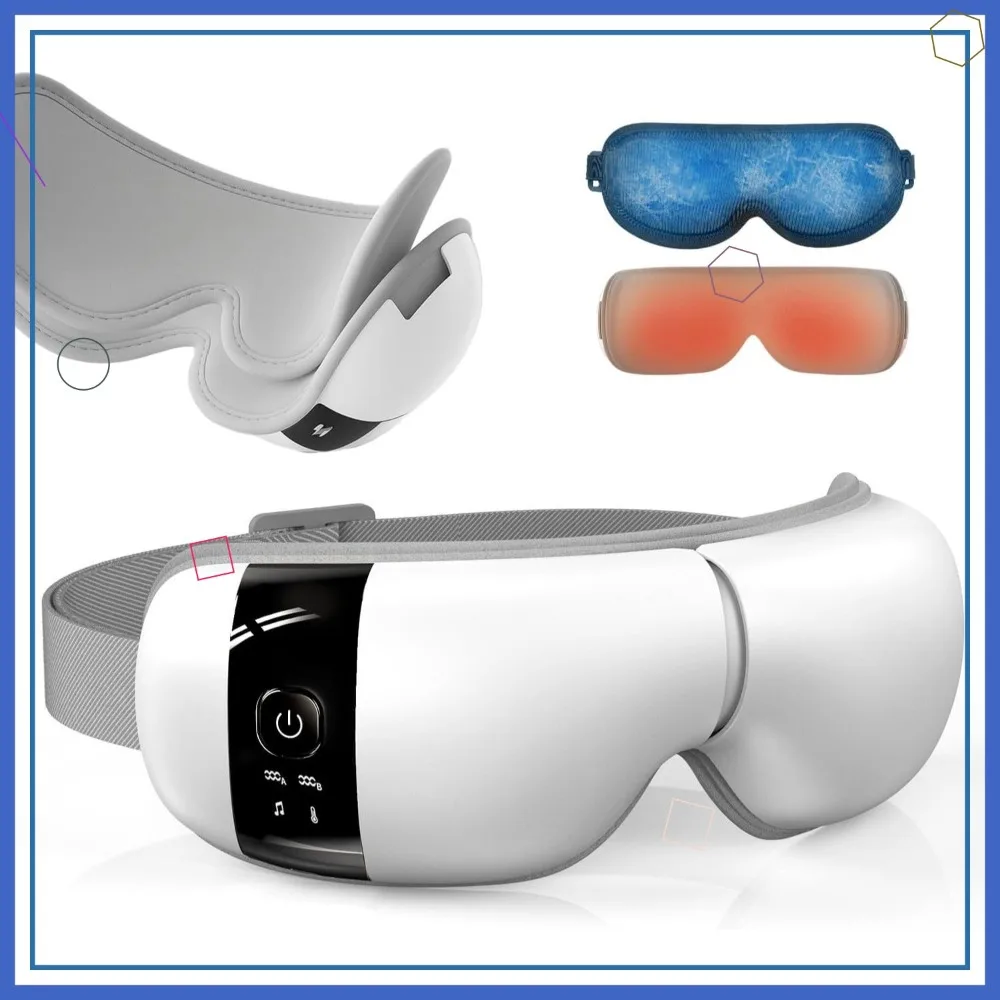 Ultra Quiet Eye Massager with Heat & Cooling, Airbag, Bluetooth, Under 30dB for Eye Strain Relief
Ultra Quiet Eye Massager with Heat & Cooling, Airbag, Bluetooth, Under 30dB for Eye Strain Relief
