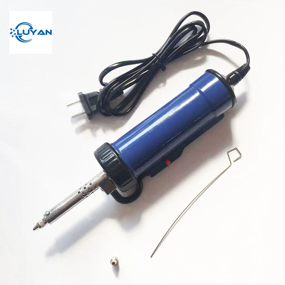 New Desoldering Machine ADT03 Automatic Portable Electric Solder Tin Sucker Vacuum Soldering Remove Pump with 3 Suction Nozzle
New Desoldering Machine ADT03 Automatic Portable Electric Solder Tin Sucker Vacuum Soldering Remove Pump with 3 Suction Nozzle