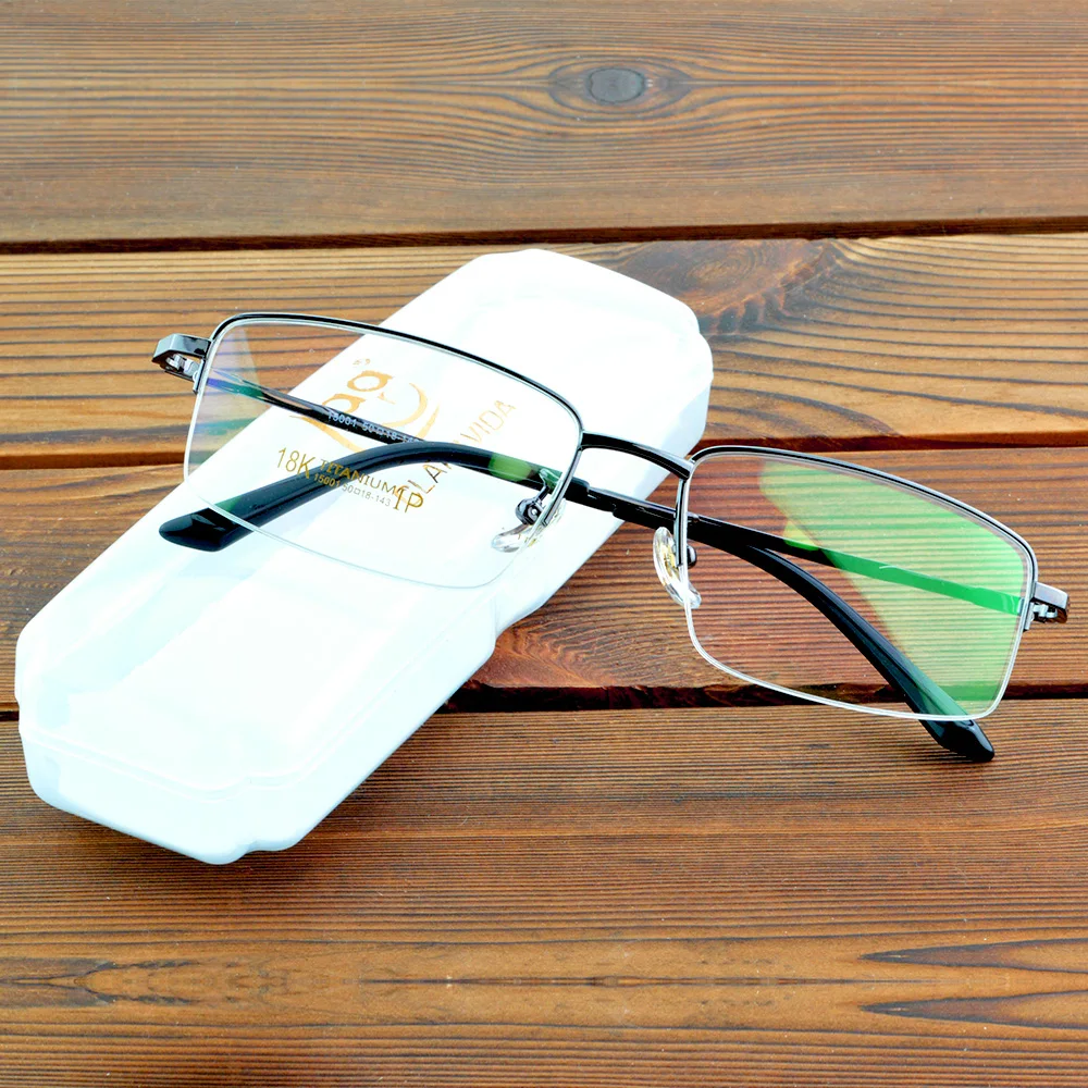 Titanium Alloy Business Super Light Grey Eyeglasses Frame Fashion Spectacle Frame
Titanium Alloy Business Super Light Grey Eyeglasses Frame Fashion Spectacle Frame