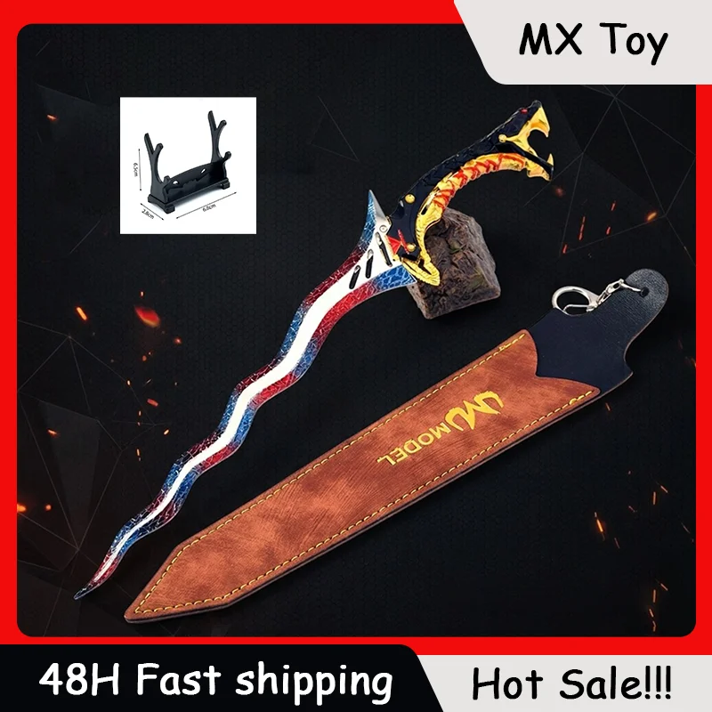 30cm Arena Breakout Game Props Model Shadow-Snatching Malay Sword Leather Case Edition Cosplay Knife Toy Crafts Ornament Gifts
30cm Arena Breakout Game Props Model Shadow-Snatching Malay Sword Leather Case Edition Cosplay Knife Toy Crafts Ornament Gifts