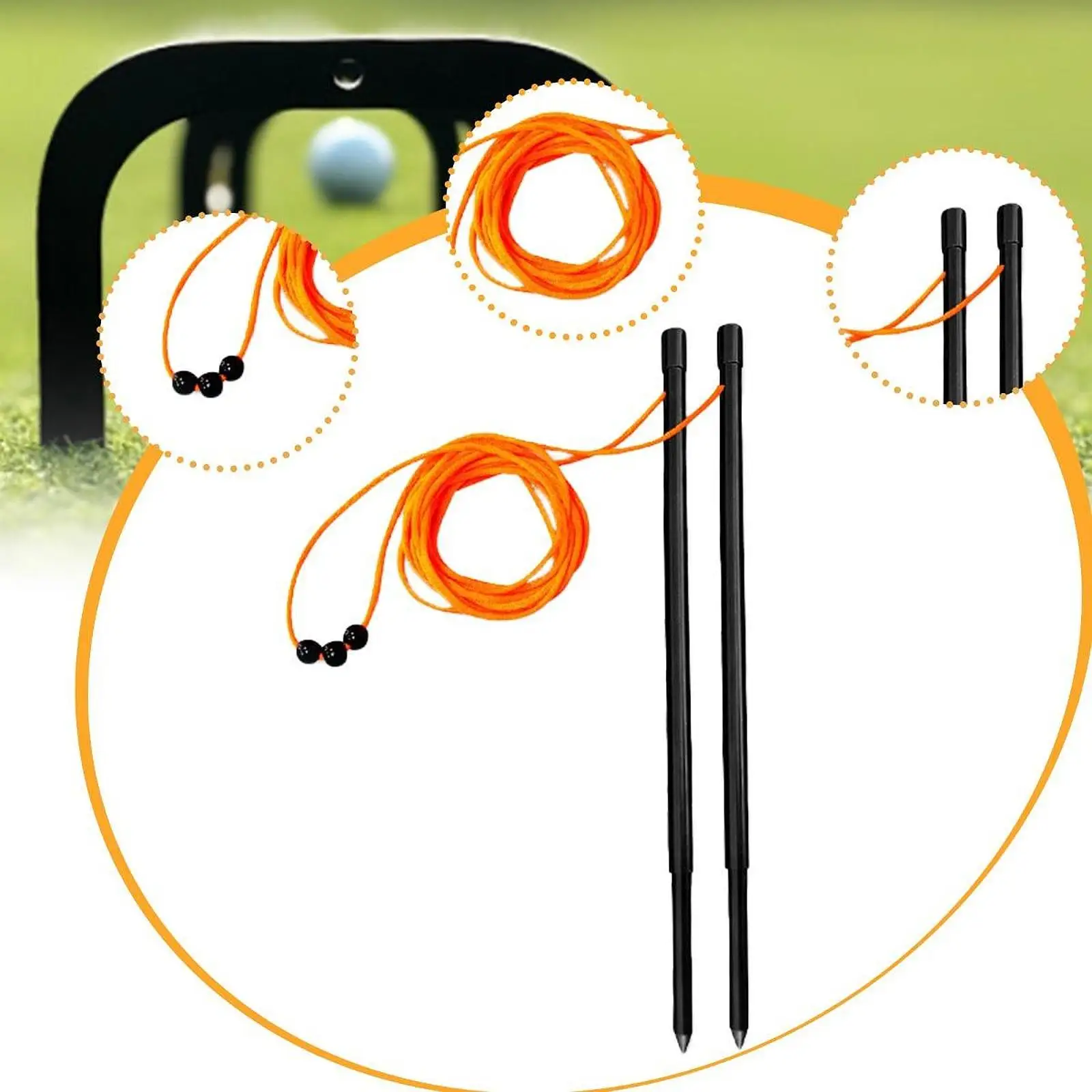 Golf Putting Alignment String Guide Golf Training Aid Portable Practice Gear for Beginner or Pro Golf Putting
Golf Putting Alignment String Guide Golf Training Aid Portable Practice Gear for Beginner or Pro Golf Putting