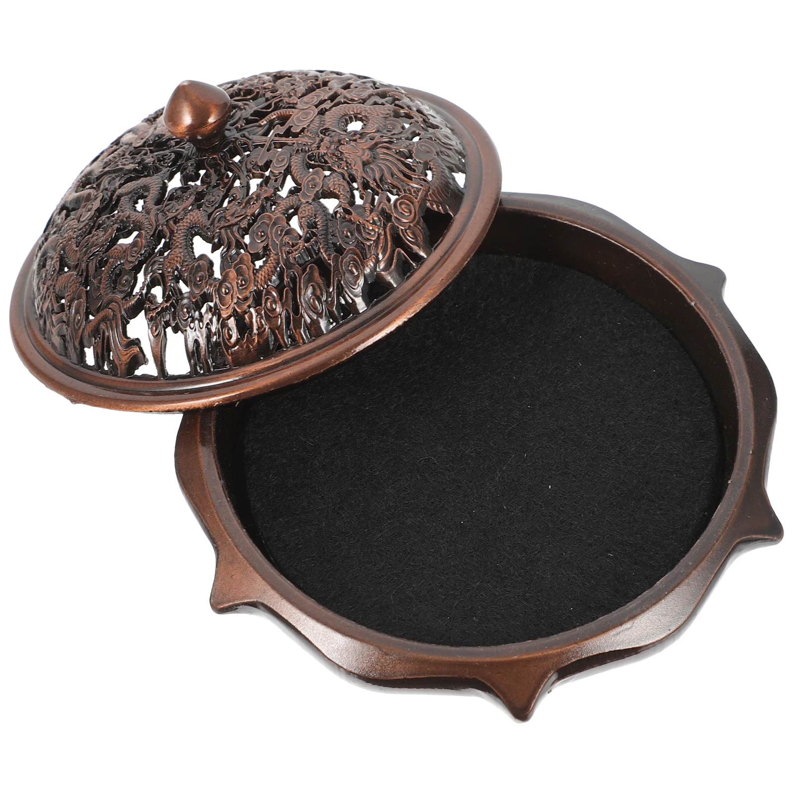Incense Burner Aroma Stove Censer Holder Desktop Zinc Alloy Ornament Vintage Home Decor Simple Structure Long Use Purify Air
Incense Burner Aroma Stove Censer Holder Desktop Zinc Alloy Ornament Vintage Home Decor Simple Structure Long Use Purify Air