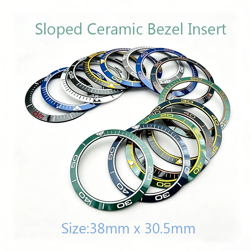 Mod 38mmx30.5mm High Quality Ceramic Sloped Bezel Insert Ring Fits Men Mechanical Watch Repair Replace Parts
Mod 38mmx30.5mm High Quality Ceramic Sloped Bezel Insert Ring Fits Men Mechanical Watch Repair Replace Parts