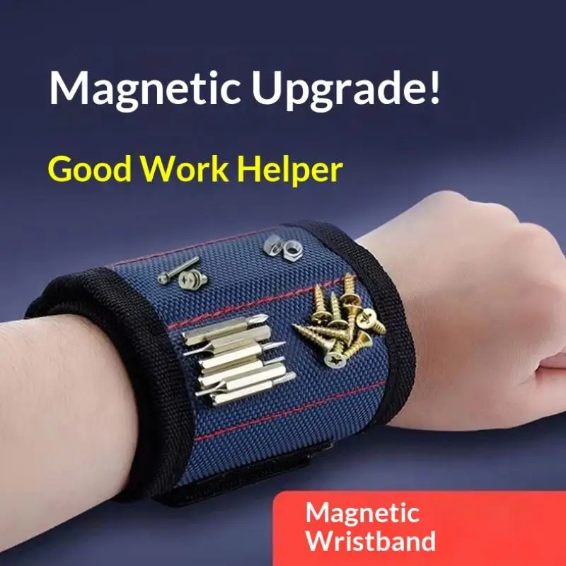Strong Magnetic Tool Wristband 15 Magnets Securely Holds Screws Nails Drill Bits for Home Renovation Carpentry Projects
Strong Magnetic Tool Wristband 15 Magnets Securely Holds Screws Nails Drill Bits for Home Renovation Carpentry Projects