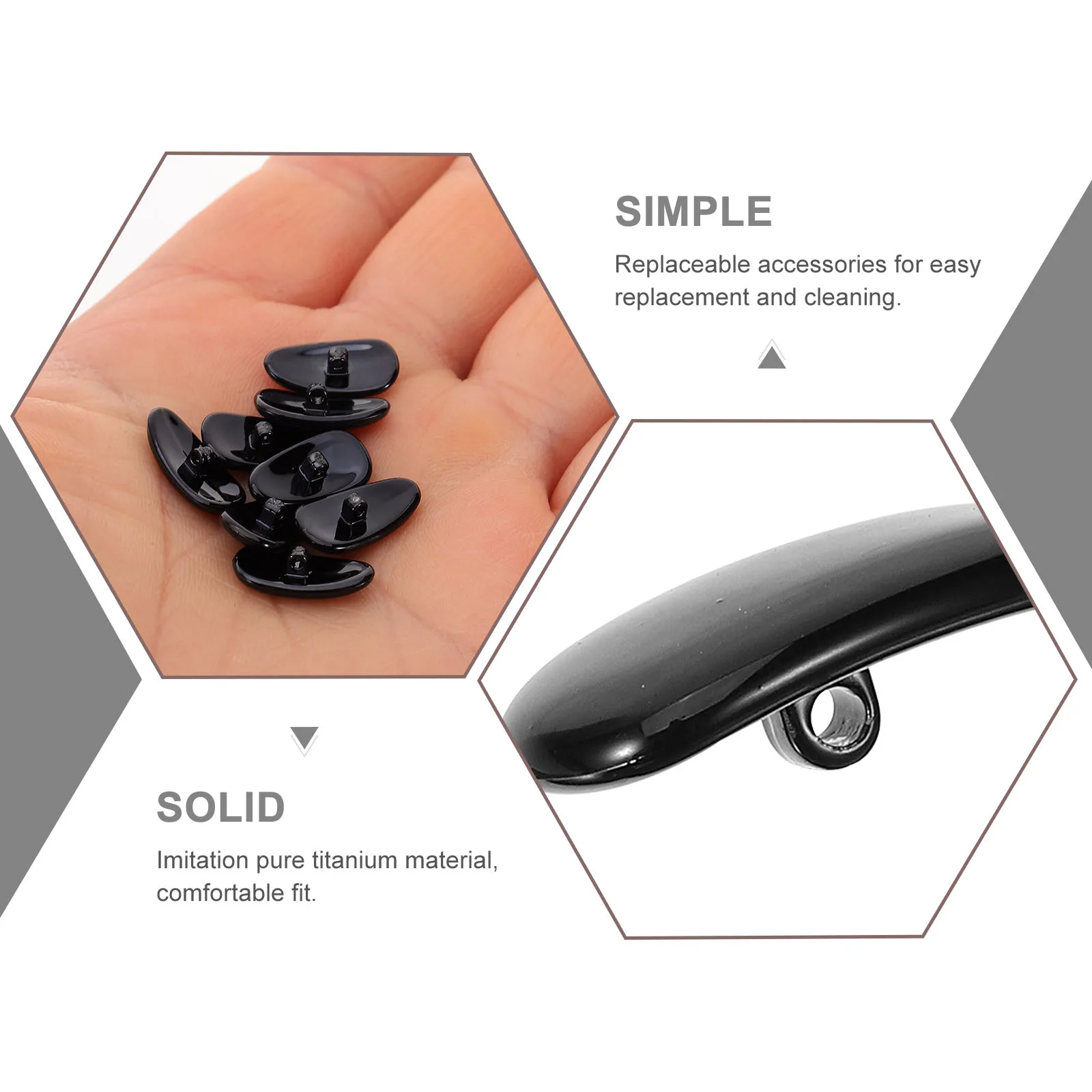 Superior Anti- Nose Pads for Glasses Replacement Comfortable Nose Cushions Elegant Eyewear Accessories
Superior Anti- Nose Pads for Glasses Replacement Comfortable Nose Cushions Elegant Eyewear Accessories