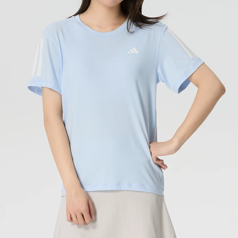 Adidas T-Shirt Women's Fitness Wear Quick-Drying Short-Sleeved Running Sports Breathable Three-Stripe Round Neck Top Ku8747
Adidas T-Shirt Women's Fitness Wear Quick-Drying Short-Sleeved Running Sports Breathable Three-Stripe Round Neck Top Ku8747
