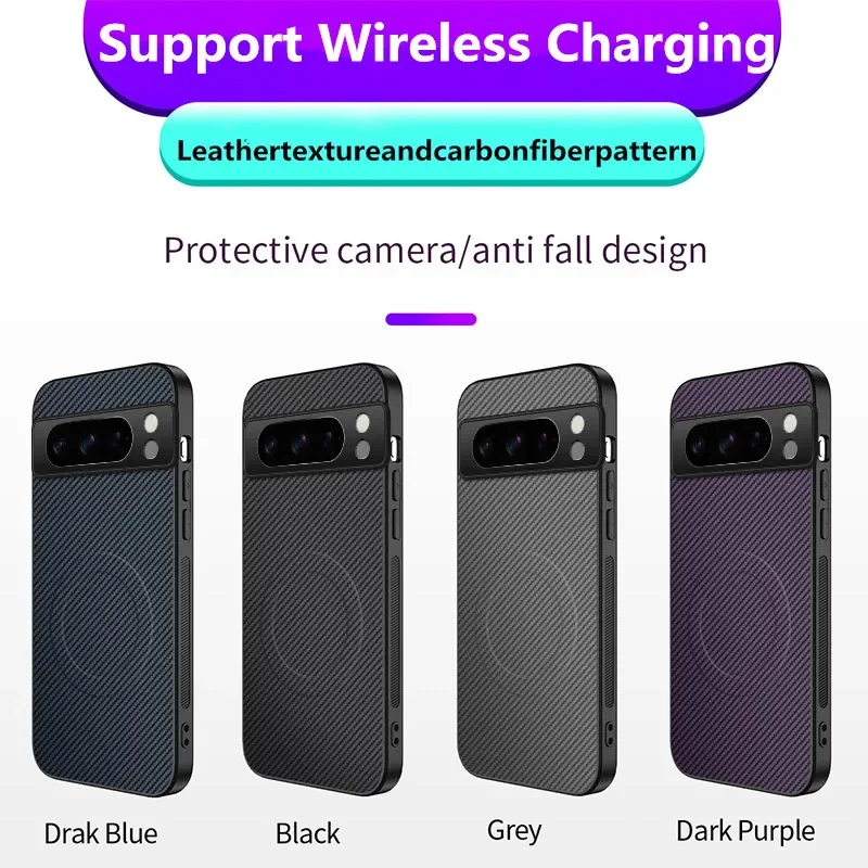 Carbon Fiber Wireless Charging Magnetic Cases For Google Pixel 6 7 Pro 8A Lens Protection Silicone Soft Bumper Cover Phone Case
Carbon Fiber Wireless Charging Magnetic Cases For Google Pixel 6 7 Pro 8A Lens Protection Silicone Soft Bumper Cover Phone Case