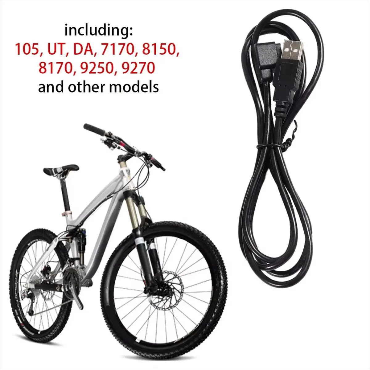 ABST Bicycle Derailleur Charging Cable for Di2 12s Battery Charger Cable EW-EC300 105 7170 8150 8170 9250 12speed B
ABST Bicycle Derailleur Charging Cable for Di2 12s Battery Charger Cable EW-EC300 105 7170 8150 8170 9250 12speed B